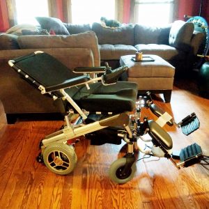 Photograph of Rebecca's wheelchair