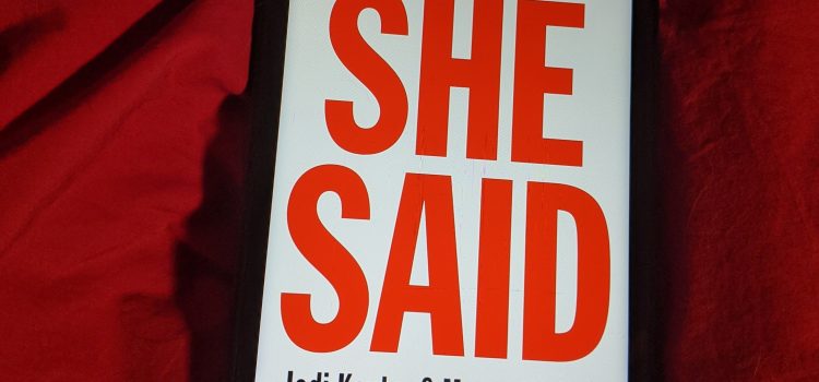Cover of the book "She Said"